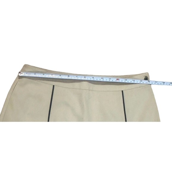 EP pro women golf skort skirt Cashew 10 NWT black stripe pockets side zip sport - Picture 10 of 10